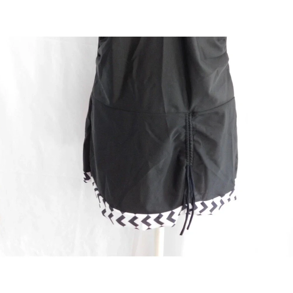 Unbranded Tankini L Women's Black, White Swim Suit Top Size L